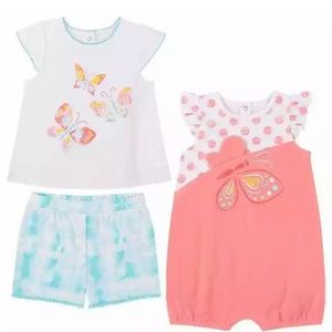 Kids' Headquarters 2-piece set for girls of butterfly.